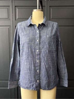 Tommy Hilfiger Indigo Chambray Button-Down Shirt